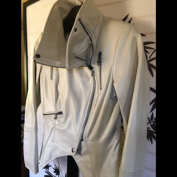 G.I.L.I. Leather Peplum Moto Jacket - Picture 5 of 7